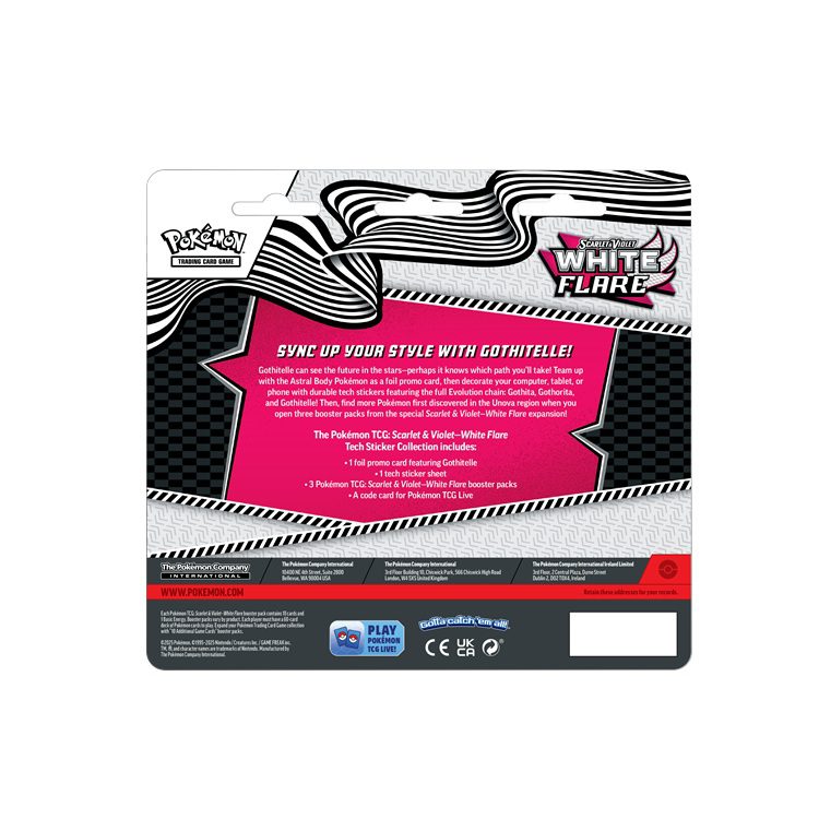 Pokémon TCG Scarlet & Violet White Flare Tech Sticker Collection