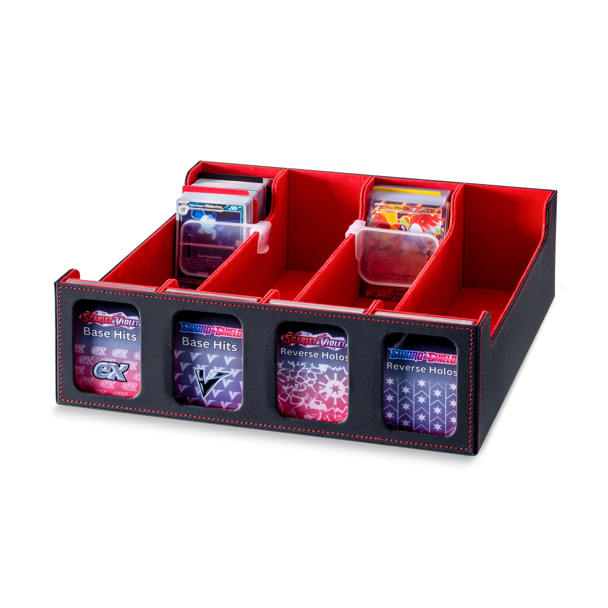 TCG Card Storage Box - Black/Red - 3200 cards Nemesis-EX TCG Card Storage Box - Black/Red - 3200 cards Nemesis-EX