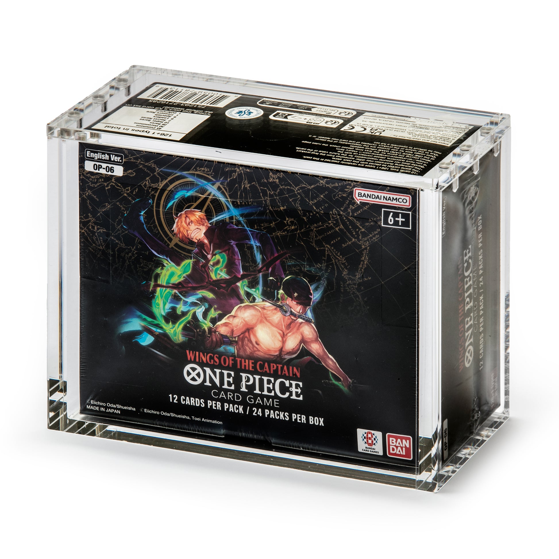 Acrylic Case - English One Piece Booster Box - OP-04 & OP-05 Nemesis-EX Acrylic Case - English One Piece Booster Box - OP-04 & OP-05 Nemesis-EX