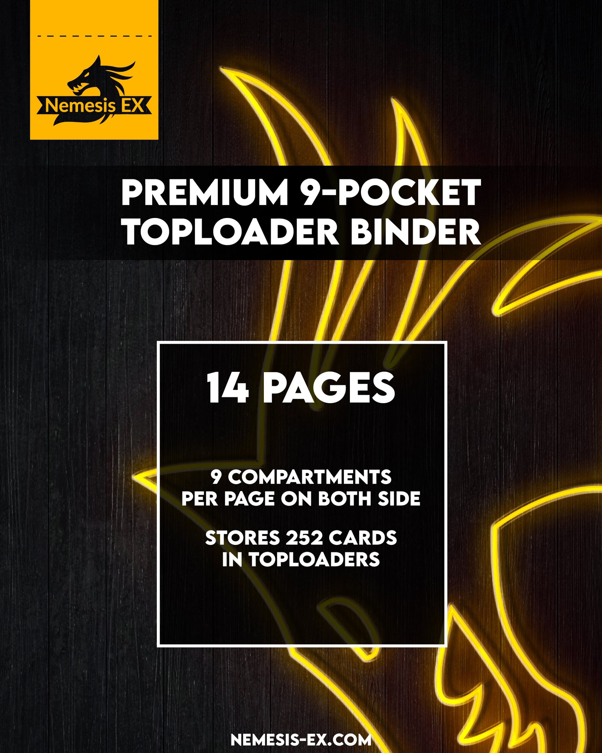 Toploader Binder 252 Vakken Speelkaarten Opbergen 9 Pockets 252 Kaarten Map Clevir Premium Toploader Binder 252 - Geschikt Voor 252 Pokémonkaarten 9 Pocket Verzamelmap Clevir Toploader Binder Toploader Binder 252 Vakken Speelkaarten Opbergen 9 Pockets 252 Kaarten Map Clevir Premium Toploader Binder 252 - Geschikt Voor 252 Pokémonkaarten 9 Pocket Verzamelmap Clevir Toploader Binder