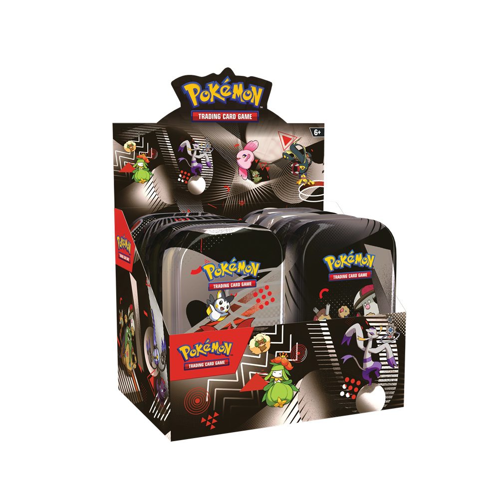 Mini Tin Display - Black Bolt & White Flare