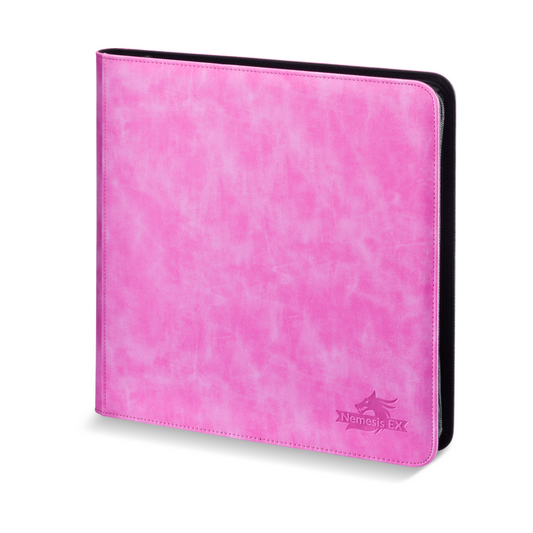 Premium Binder / Verzamelmap Roze - 12-pocket