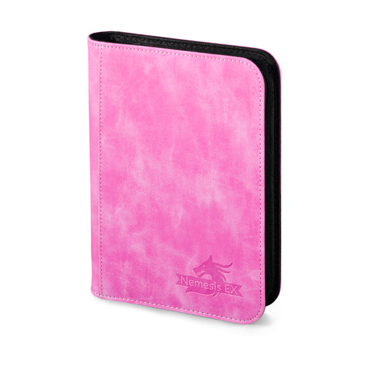 Premium Binder / Verzamelmap Roze (4-pocket)