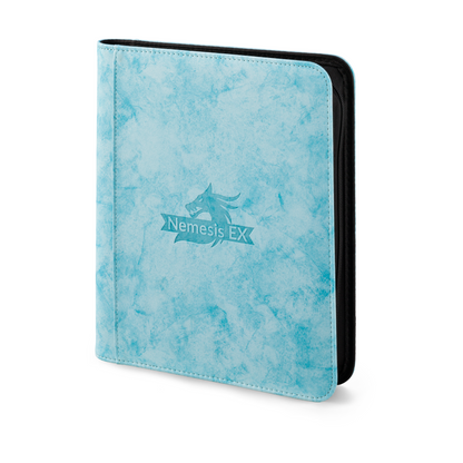 Toploader Binder Blauw - 4-pocket (112 kaarten)