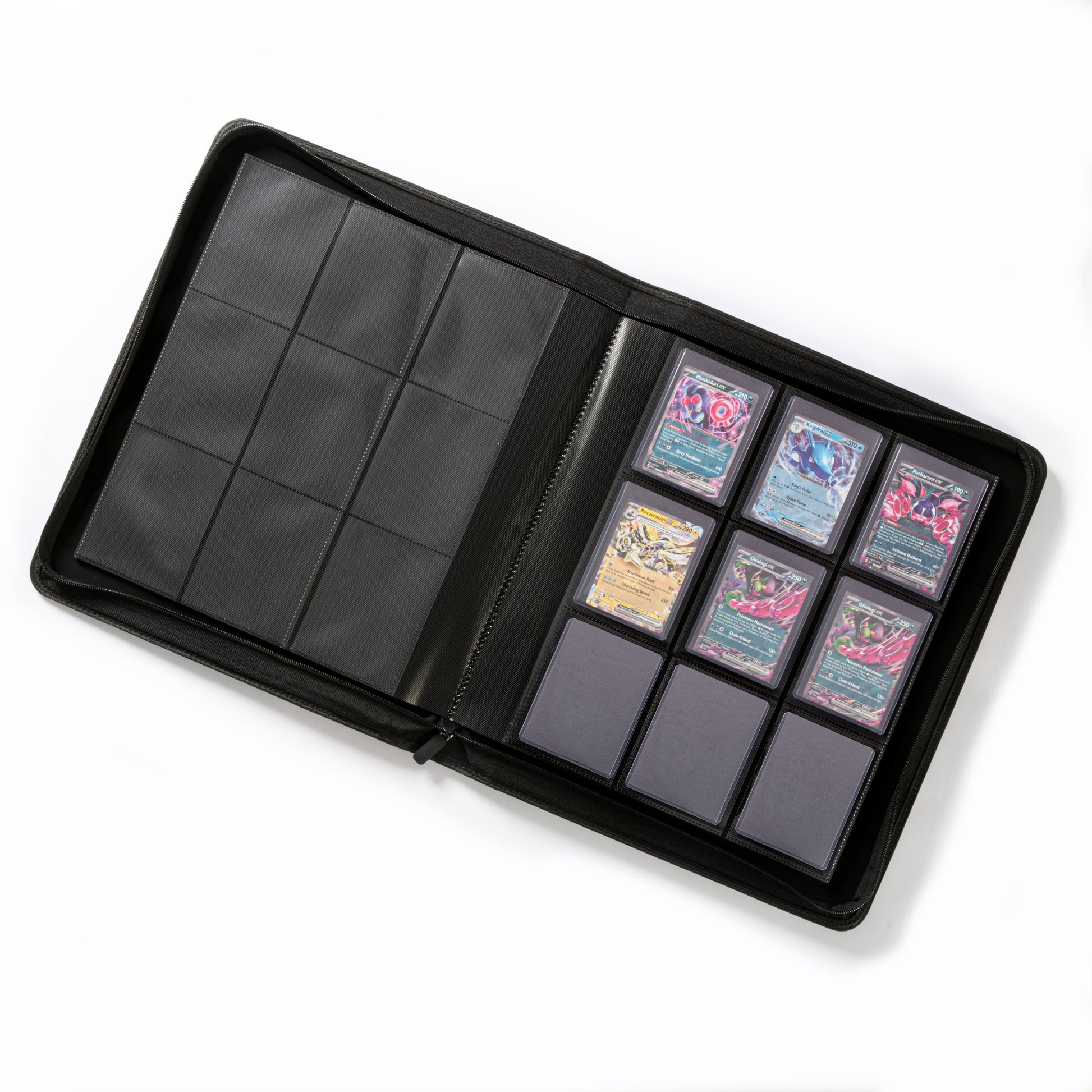 190 card binder Clovercat 9-Pocket Trading Card Binder, 720 Pockets, Expandable, Green